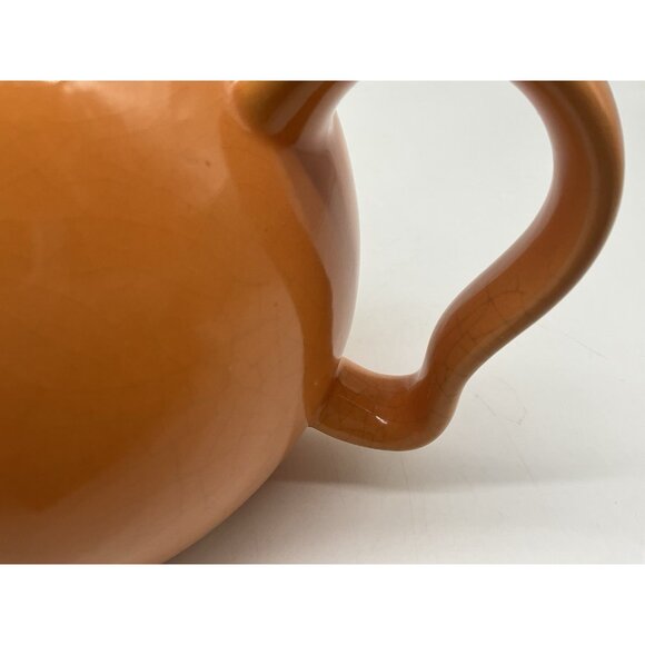 Orange MCM Teapot Made in the USA Serveware Teapots Collectible - Picture 8 of 14
